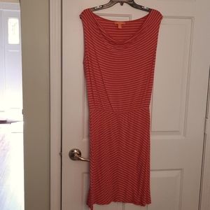 Deep orange dress size M great condition